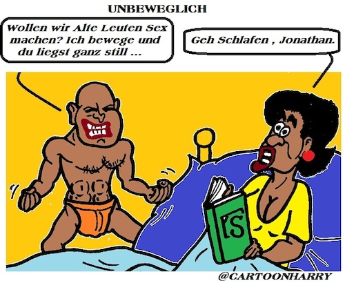 Cartoon: Unbeweglich (medium) by cartoonharry tagged unbeweglich,alt