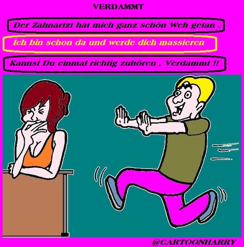Cartoon: Verdammt (medium) by cartoonharry tagged cartoonharry