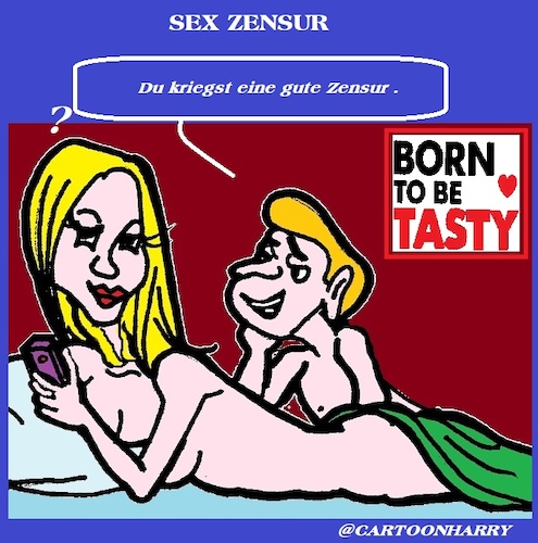 Cartoon: Zensur (medium) by cartoonharry tagged zensur,cartoonharry