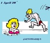 Cartoon: 1 April (small) by cartoonharry tagged april,cold,warm,winter,summer,joke,cartoons,cartoonists,cartoonharry,dutch,toonpool