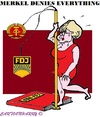 Cartoon: Angela Merkel (small) by cartoonharry tagged denial,angelamerkel,merkel,germany,ddr,everything,cartoons,fdj,cartoonists,cartoonharry,dutch,toonpool