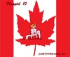 Cartoon: Canada (small) by cartoonharry tagged flag,girl,canada,cartoon,toonpool,cartoonharry