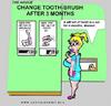 Cartoon: Change Tooth-Brush (small) by cartoonharry tagged teeth,toothbrush,change,cartoonist,cartoonists,cartoonharry,dentist