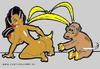 Cartoon: Chimpy Girl (small) by cartoonharry tagged chimp girl sexy bananas cartoonharry