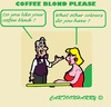 Cartoon: Coffee Blond (small) by cartoonharry tagged coffee,blond,black,colour