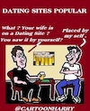 Cartoon: Dating Sites (small) by cartoonharry tagged datingsites,popular,cartoonharry