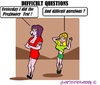 Cartoon: Difficult Test (small) by cartoonharry tagged test,difficult,pregnancy