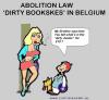 Cartoon: Dirty Books (small) by cartoonharry tagged dirty books hooker