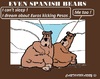 Cartoon: Even Spanish Bears (small) by cartoonharry tagged spain,bears,economy,sleep,awake,cartoons,cartoonists,cartoonharry,dutch,toonpool