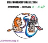 Cartoon: FIFA Worldcup Brasil 2014 (small) by cartoonharry tagged fifa,soccer,worldcup,netherlands,costarica,2014