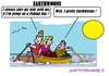 Cartoon: Fishing Day (small) by cartoonharry tagged earthworms,women,fishermen,boat,water