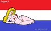Cartoon: Girls and Flags (small) by cartoonharry tagged nude naked flags girls cartoonharry dutch toonpool