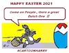 Cartoon: Happy Easter 2021 (small) by cartoonharry tagged easter2021,cartoonharry