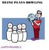 Cartoon: Heinz (small) by cartoonharry tagged heinz,brinta,roosvicee,venz,deruyter,bowling,knockson,toonpool