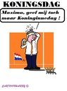 Cartoon: Koningsdag (small) by cartoonharry tagged nederland,holland,koningsdag
