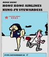Cartoon: Kung Fu Stewardess (small) by cartoonharry tagged kungfu,stewardess,hongkong,cartoon,sexy,cartoonist,cartoonharry,dutch,art,arts,girl