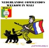 Cartoon: Mali (small) by cartoonharry tagged mali,zwartekat,nederland,commando,welkom