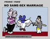 Cartoon: No Same-Sex Marriage (small) by cartoonharry tagged homo,samesex,sex,france,french,marriage,cartoon,comic,comics,comix,artist,art,arts,drawing,cartoonist,cartoonharry,dutch,lesbians,toonpool,toonsup,facebook,hyves,linkedin,buurtlink,deviantart