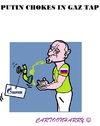 Cartoon: Putins Gaz Tap (small) by cartoonharry tagged russia,putin,gaz,tap,choke