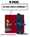 Cartoon: Robocop (small) by cartoonharry tagged usa,cop,robocop,police