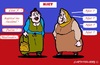 Cartoon: Russen sagen ... (small) by cartoonharry tagged rusland,russen,njet,lisa,kapital,putin,medvedev