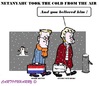 Cartoon: Rutte and Wilders (small) by cartoonharry tagged rutte,wilders,cold,netanyahu,talkings,israel,holland,snow,believe