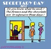 Cartoon: Secretary Day 2015 (small) by cartoonharry tagged flowers,chocolate,2015,20151604,secretaryday