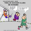 Cartoon: Soccer Clubs In Ward (small) by cartoonharry tagged ward,soccer,twelve,clubs,cartoonharry