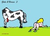 Cartoon: Spotty (small) by cartoonharry tagged girls beautiful horses nude animals cartoon cartoonist cartoonharry dutch toonpool