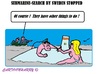 Cartoon: Submarines in Swedish Water (small) by cartoonharry tagged sweden,russia,submarine