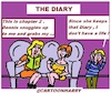 Cartoon: The Diary (small) by cartoonharry tagged cartoonharry