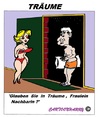 Cartoon: Traüme (small) by cartoonharry tagged traum,träume,mann,frau,nachbarin,nachbar,cartoon,cartoonist,cartoonharry,dutch,toonpool