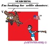 Cartoon: Wanted- Virgin Shooters (small) by cartoonharry tagged usa,guns,shooters,virgins,selfie