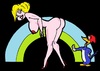 Cartoon: Woody Woodpecker (small) by cartoonharry tagged woody,woodpecker,girl,cartoon,sexy,erotic,cartoonist,cartoonharry,dutch,naked,nudes,belly,butt,sex