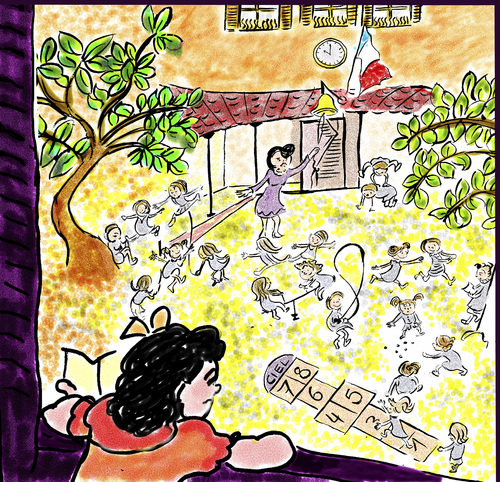 Cartoon: school (medium) by Dekeyser tagged games,children,school