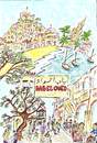 Cartoon: Bab el Oued (small) by Dekeyser tagged algeria,bab,el,oeud,city,alger,see,boats