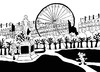 Cartoon: Paris Paris (small) by Dekeyser tagged louvre,tuileries,landscape,paris,illustration,comic
