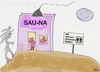 Cartoon: SAU-NA (small) by Vanessa tagged sauna,hitze,schweinchen,rosa,ferkel