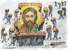 Cartoon: Jesus (small) by igor smirnov tagged jesus