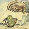 Cartoon: Money (small) by igor smirnov tagged money,greed,bank