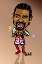 Cartoon: David Haye (small) by roundheadillustration tagged boxing boxer british sport