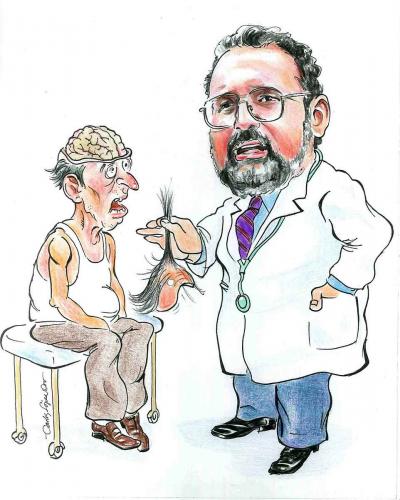 Cartoon: headache (medium) by hualpen tagged doc