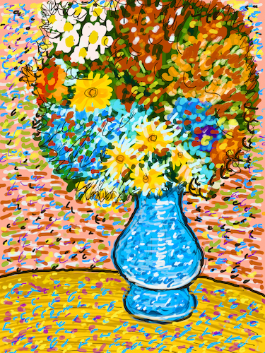 Cartoon: Blumen in blauer Vase (medium) by Pascal Kirchmair tagged fleurs,dans,un,vase,bleu,bunch,of,bouquet,blumenstrauß,ramo,flores,florero,jarron,vaso,azul,blu,buque,mazzo,di,fiori,flowers,in,blue,blumen,blauer,pascal,kirchmair,after,vincent,van,gogh,cuadro,quadro,bild,picture,artist,artiste,artista,kunst,künstler,illustration,drawing,zeichnung,cartoon,caricature,karikatur,ilustracion,dibujo,desenho,ink,disegno,ilustracao,illustrazione,illustratie,dessin,de,presse,du,jour,art,the,day,tekening,teckning,cartum,vineta,comica,vignetta,caricatura,portrait,porträt,portret,retrato,ritratto,digital,painting,ipad,pro,procreate,fleurs,dans,un,vase,bleu,bunch,of,bouquet,blumenstrauß,ramo,flores,florero,jarron,vaso,azul,blu,buque,mazzo,di,fiori,flowers,in,blue,blumen,blauer,pascal,kirchmair,after,vincent,van,gogh,cuadro,quadro,bild,picture,artist,artiste,artista,kunst,künstler,illustration,drawing,zeichnung,cartoon,caricature,karikatur,ilustracion,dibujo,desenho,ink,disegno,ilustracao,illustrazione,illustratie,dessin,de,presse,du,jour,art,the,day,tekening,teckning,cartum,vineta,comica,vignetta,caricatura,portrait,porträt,portret,retrato,ritratto,digital,painting,ipad,pro,procreate