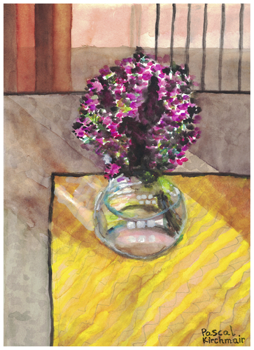 Cartoon: Bouquet of flowers (medium) by Pascal Kirchmair tagged blumenstrauß,vase,aquarell,gouache,fleurs,flowers,watercolour,pascal,kirchmair,illustration,picture,painting,dipinto,pintura,peinture,cuadro,quadro,blumenstrauß,vase,aquarell,gouache,fleurs,flowers,watercolour,pascal,kirchmair,illustration,picture,painting,dipinto,pintura,peinture,cuadro,quadro