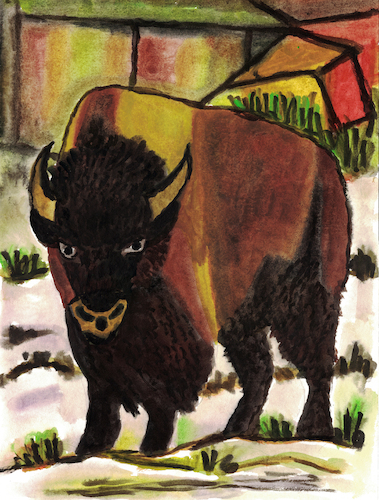 Cartoon: Buffalo (medium) by Pascal Kirchmair tagged american,buffalo,bisonte,snow,schnee,ink,drawing,tuschezeichnung,dibujo,desenho,pascal,kirchmair,illustration,ilustracion,ilustracao,arte,kunst,dessin,painting,pintura,peinture,gouache,usa,nieve,neige,neve,zeichnung,cartoon,caricature,karikatur,illustrazione,illustratie,de,presse,tekening,teckning,cartum,vineta,comica,vignetta,caricatura,tusche,portrait,retrato,porträt,ritratto,art,artwork,encre,chine,tinta,china,inchiostro,nanquim,dipinto,malerei,pittura,american,buffalo,bisonte,snow,schnee,ink,drawing,tuschezeichnung,dibujo,desenho,pascal,kirchmair,illustration,ilustracion,ilustracao,arte,kunst,dessin,painting,pintura,peinture,gouache,usa,nieve,neige,neve,zeichnung,cartoon,caricature,karikatur,illustrazione,illustratie,de,presse,tekening,teckning,cartum,vineta,comica,vignetta,caricatura,tusche,portrait,retrato,porträt,ritratto,art,artwork,encre,chine,tinta,china,inchiostro,nanquim,dipinto,malerei,pittura