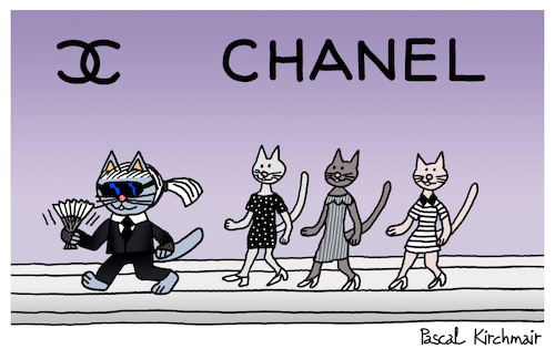 Cartoon: Choupette (medium) by Pascal Kirchmair tagged monster,monsterchoupette,choupette,coco,chanel,fashion,mode,label,moda,vogue,cats,katzen,gatos,gatti,chats,humour,umorismo,humorous,spirito,humor,karl,lagerfeld,illustration,drawing,zeichnung,pascal,kirchmair,political,cartoon,caricature,karikatur,ilustracion,dibujo,desenho,ink,disegno,ilustracao,illustrazione,illustratie,dessin,de,presse,tekening,teckning,cartum,vineta,comica,vignetta,caricatura,monster,monsterchoupette,choupette,coco,chanel,fashion,mode,label,moda,vogue,cats,katzen,gatos,gatti,chats,humour,umorismo,humorous,spirito,humor,karl,lagerfeld,illustration,drawing,zeichnung,pascal,kirchmair,political,cartoon,caricature,karikatur,ilustracion,dibujo,desenho,ink,disegno,ilustracao,illustrazione,illustratie,dessin,de,presse,tekening,teckning,cartum,vineta,comica,vignetta,caricatura