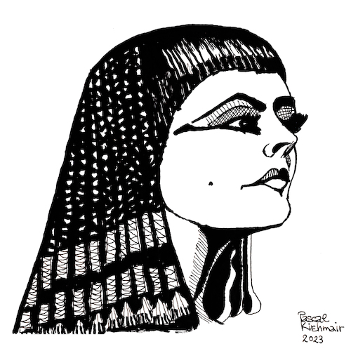 Cartoon: Cleopatra (medium) by Pascal Kirchmair tagged elizabeth,liz,taylor,cleopatra,kleopatra,cleopatre,tusche,frau,malerei,cartoon,karikatur,illustration,ink,drawing,zeichnung,pascal,kirchmair,caricature,ilustracion,dibujo,desenho,disegno,ilustracao,illustrazione,illustratie,dessin,de,presse,tekening,teckning,cartum,vineta,comica,vignetta,caricatura,retrato,ritratto,portrait,painting,peinture,dipinto,pittura,pintura,art,arte,kunst,artist,artiste,artista,porträt,artwork,hollywood,movie,film,pelicula,star,elizabeth,liz,taylor,cleopatra,kleopatra,cleopatre,tusche,frau,malerei,cartoon,karikatur,illustration,ink,drawing,zeichnung,pascal,kirchmair,caricature,ilustracion,dibujo,desenho,disegno,ilustracao,illustrazione,illustratie,dessin,de,presse,tekening,teckning,cartum,vineta,comica,vignetta,caricatura,retrato,ritratto,portrait,painting,peinture,dipinto,pittura,pintura,art,arte,kunst,artist,artiste,artista,porträt,artwork,hollywood,movie,film,pelicula,star