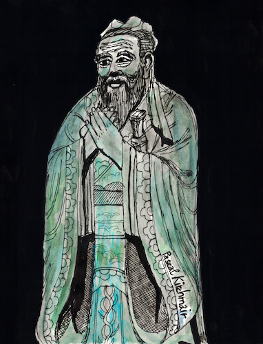 Cartoon: Confucius (medium) by Pascal Kirchmair tagged confucianism,konfuzianismus,konfuzius,confucio,confucius,shanghai,temple,statue,von,im,tempel,templo,tempio,china,chinese,illustration,drawing,zeichnung,pascal,kirchmair,political,cartoon,caricature,karikatur,ilustracion,dibujo,desenho,ink,disegno,ilustracao,illustrazione,illustratie,dessin,de,presse,du,jour,art,of,the,day,tekening,teckning,cartum,vineta,comica,vignetta,caricatura,portrait,retrato,ritratto,portret,porträt,confucianism,konfuzianismus,konfuzius,confucio,confucius,shanghai,temple,statue,von,im,tempel,templo,tempio,china,chinese,illustration,drawing,zeichnung,pascal,kirchmair,political,cartoon,caricature,karikatur,ilustracion,dibujo,desenho,ink,disegno,ilustracao,illustrazione,illustratie,dessin,de,presse,du,jour,art,of,the,day,tekening,teckning,cartum,vineta,comica,vignetta,caricatura,portrait,retrato,ritratto,portret,porträt