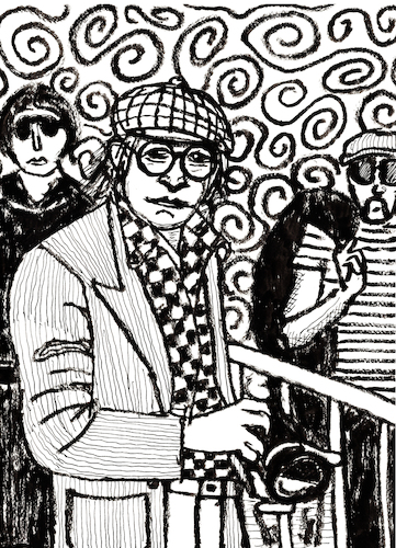David Hockney with camera David Hockney with camera