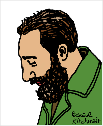 Cartoon: Fidel Castro (medium) by Pascal Kirchmair tagged fidel,castro,retrato,dibujo,desenho,disegno,drawing,cartoon,caricatura,karikatur,ritratto,illustration,portrait,porträt,ilustracao,ilustracion,dessin,zeichnung,cuba,libre,kuba,havanna,habana,havana,avana,la,havane,fidel,castro,retrato,dibujo,desenho,disegno,drawing,cartoon,caricatura,karikatur,ritratto,illustration,portrait,porträt,ilustracao,ilustracion,dessin,zeichnung,cuba,livre,kuba,havanna,habana,havana,avana,la,havane